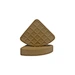 grid textured natural rubber teether